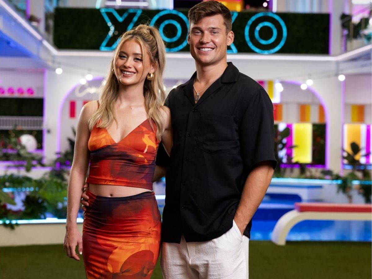 Aaron and Kaylor from Love Island USA (Image via Instagram/@loveislandusa)