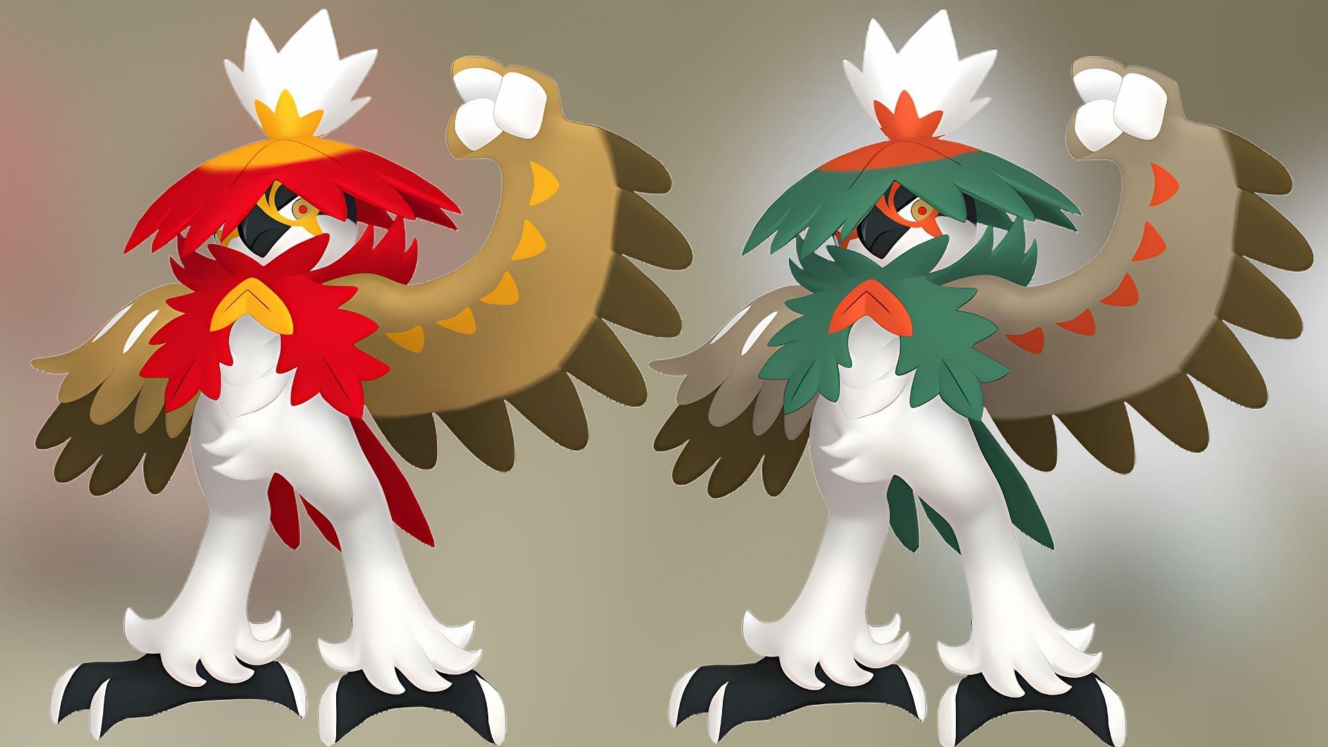 Hisuian Decidueye and Shiny Hisuian Decidueye (Image via TPC)