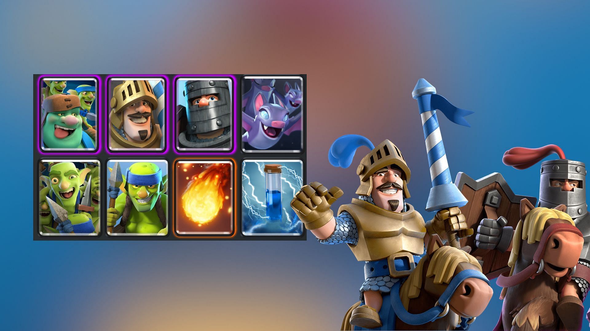 Mass Goblin Double Prince deck should be used in lower arenas (Image via SuperCell)