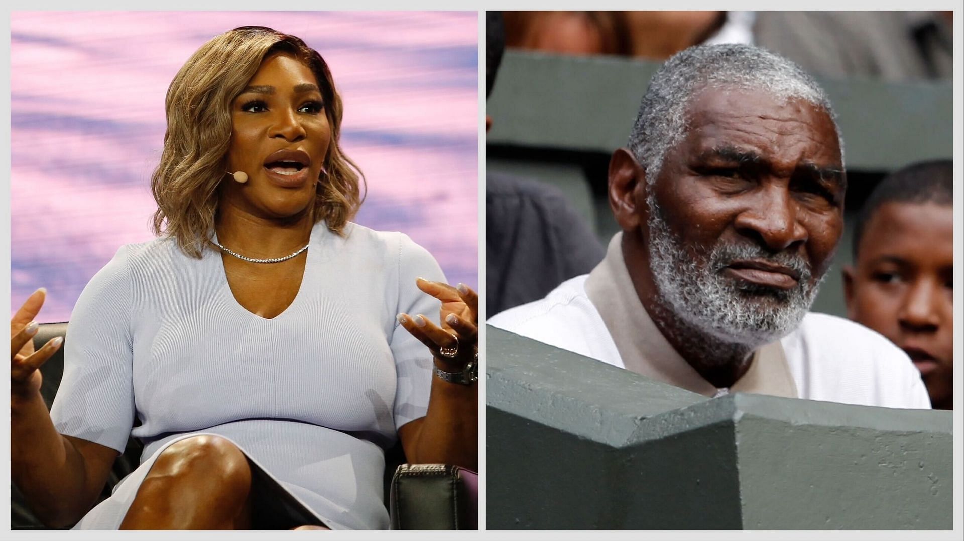 Serena Williams (L) and Richard Williams (R); ( Source - Getty Image)
