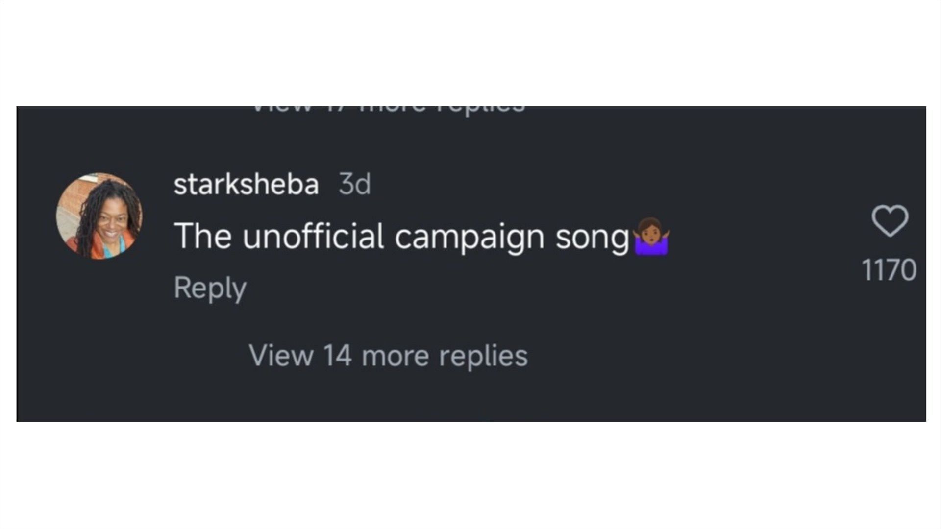 A fan reacted to the viral video of Kamala Harris remixed to Kendrick Lamar&#039;s track, (Image via @realdlhughley/Instagram)