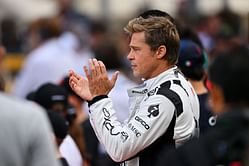 WATCH: Crowd celebrates as $400M-worth Brad Pitt wins Belgian GP in Apple’s upcoming F1 movie