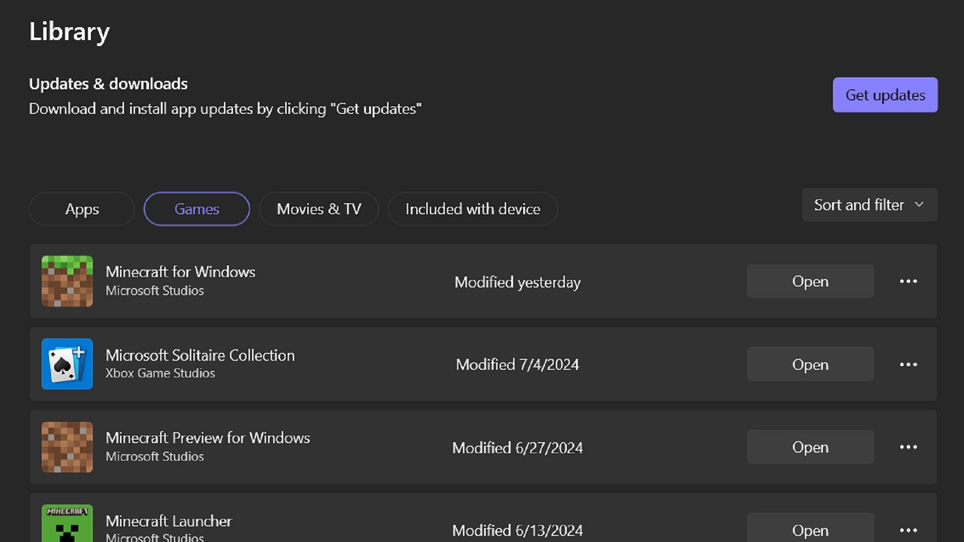 Downloading Minecraft previews on Windows can change depending on whether you&#039;ve done so before (Image via Microsoft)