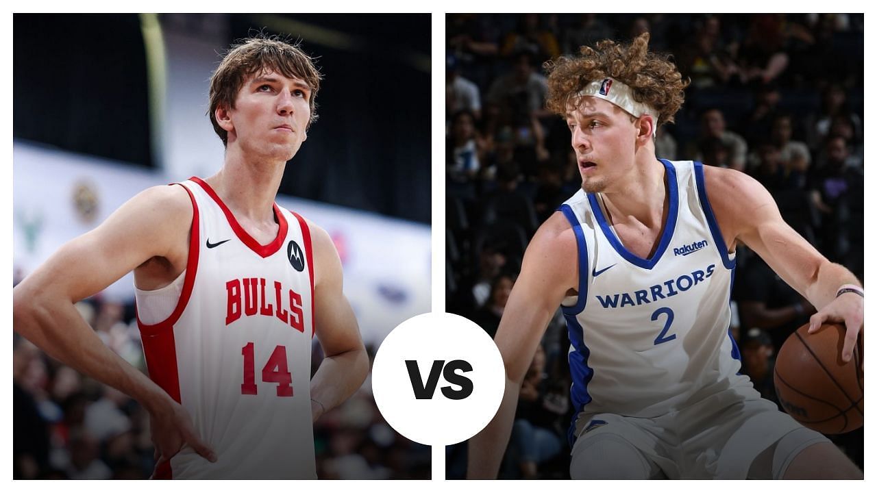 Chicago Bulls vs Golden State Warriors Prediction and Preview for 2024 NBA Summer League. (Photo: @chicagobulls and @warriors on Instagram)