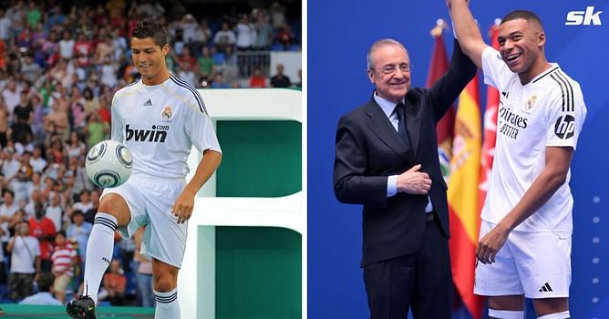 Did more fans attend Kylian Mbappe’s Real Madrid presentation compared to Cristiano Ronaldo in 2009?