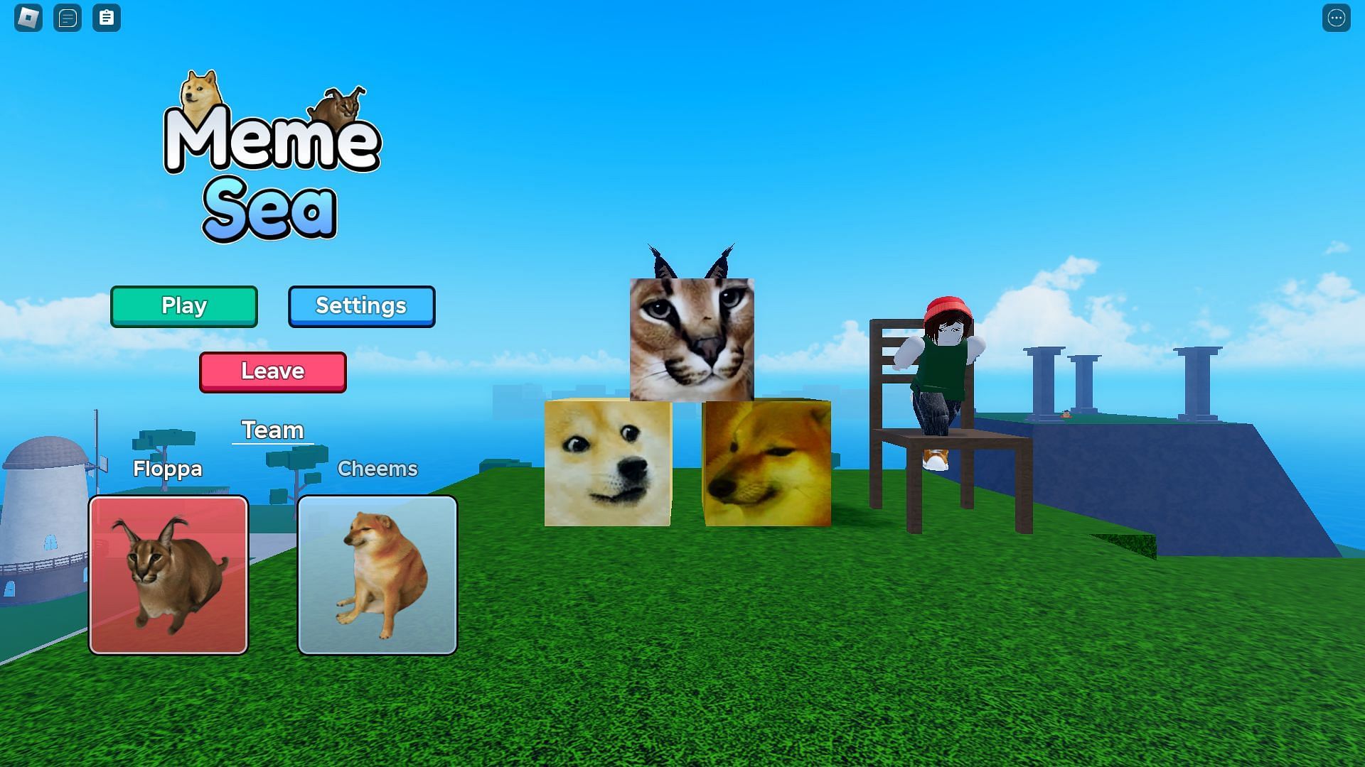 Official game title screen (Image via Roblox)