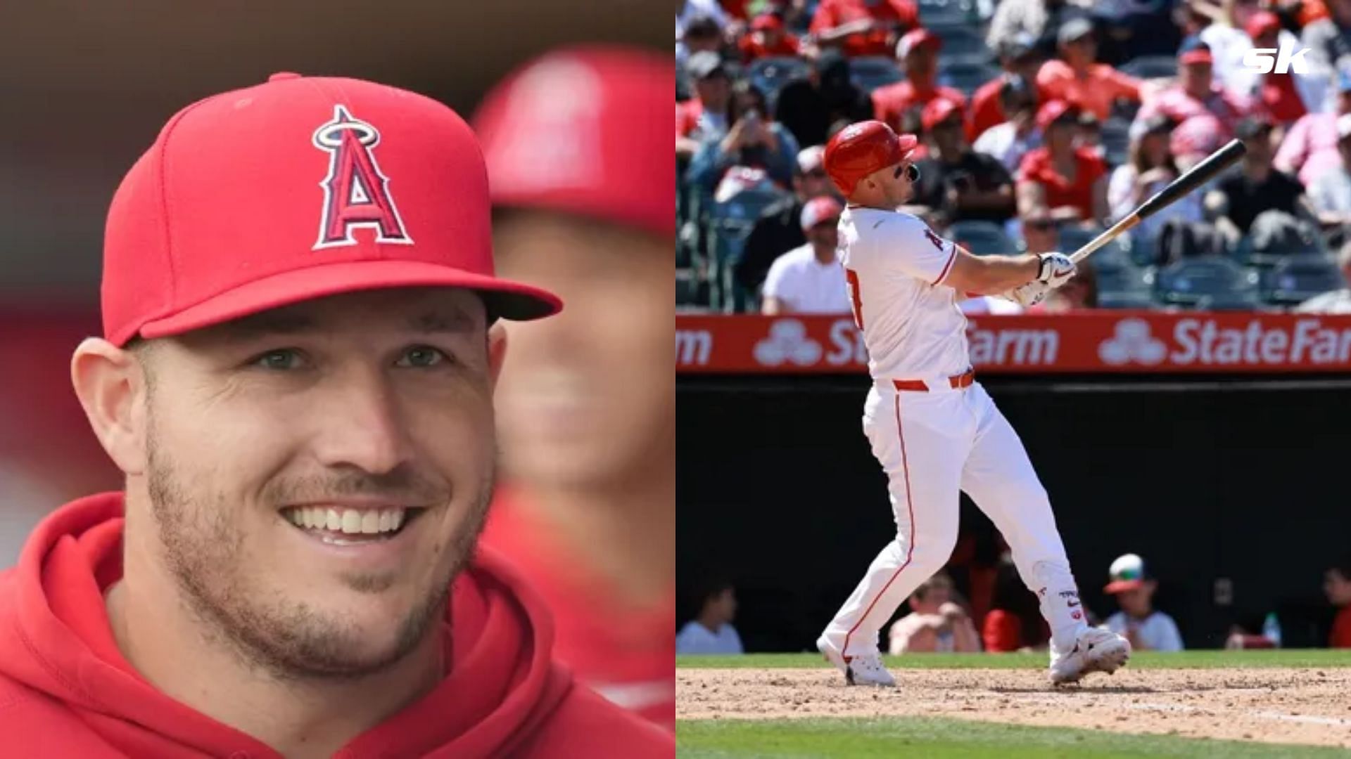 Los Angeles Angels Slugger Mike Trout 