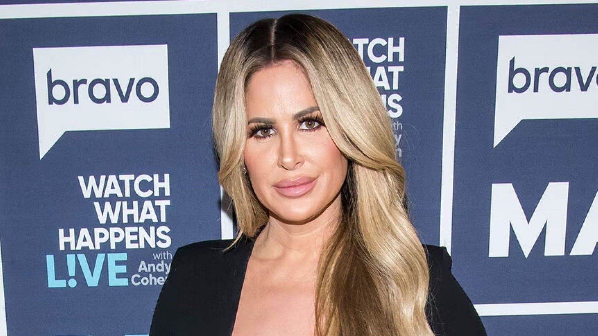 Kim Zolciak at Watch What Happens Live in New York City in 2019 (Image via Bravo TV)