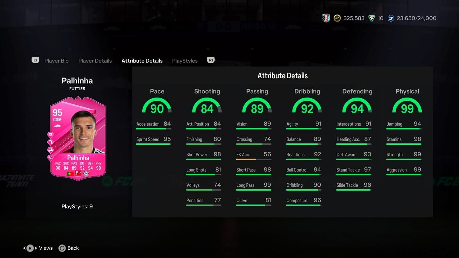 The card has amazing stats (Image via EA Sports)