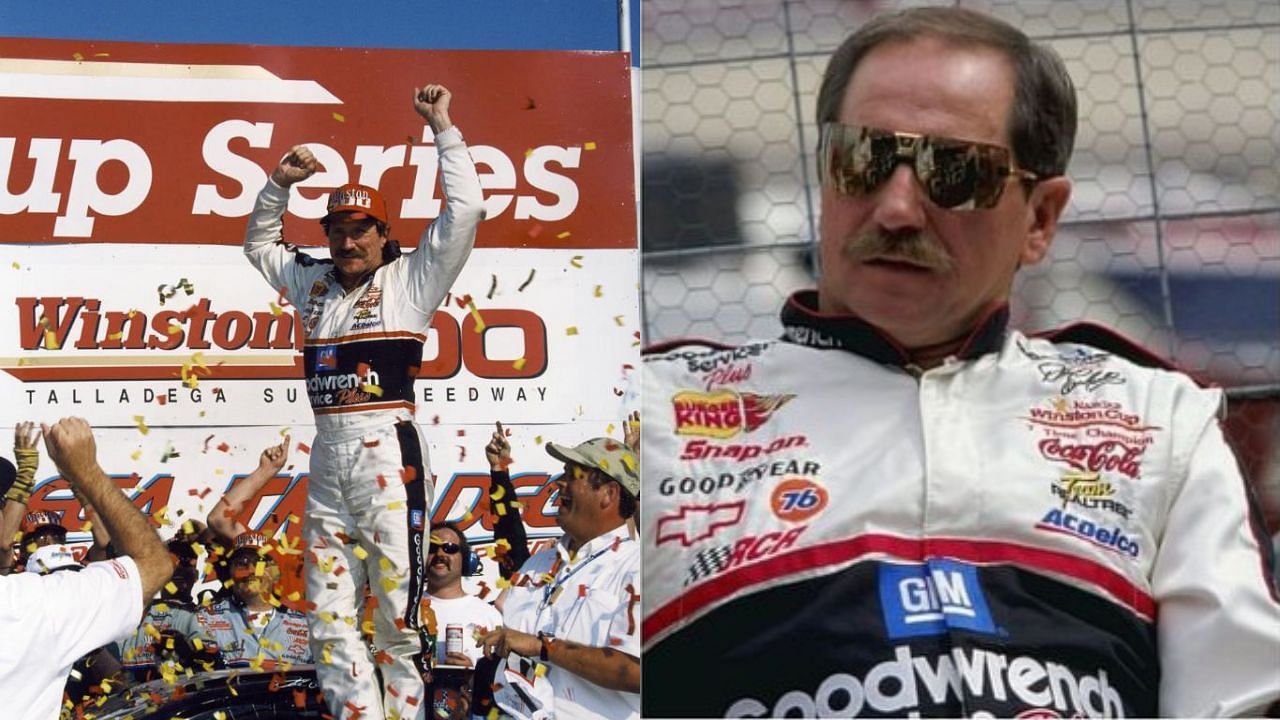 3 iconic NASCAR records held by Dale Earnhardt (Images from @TALLADEGA on X and Getty Images)