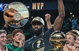 "I got it back" - Jaylen Brown shouts out fans who retrieved his ring lost during championship parade