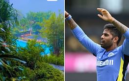 "Proper maahol" - Suryakumar Yadav enjoys rain in Kandy ahead of IND vs SL 3rd T20I