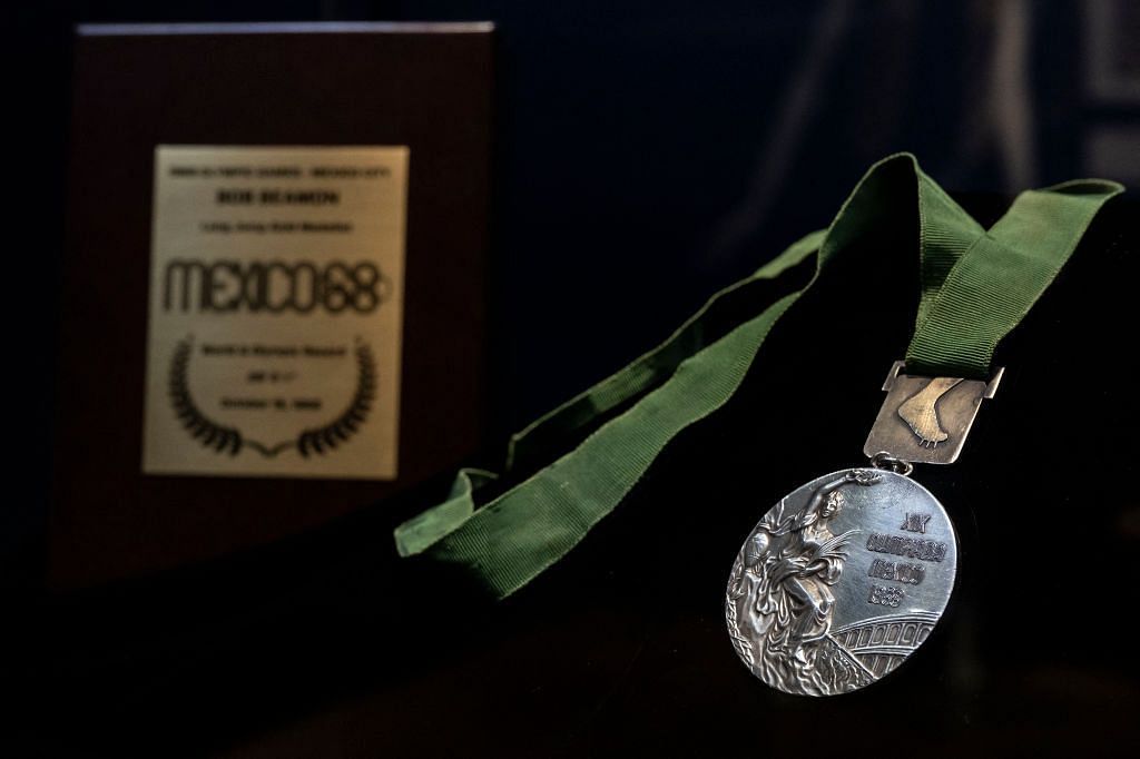 Bob Beamon&#039;s gold medal in long jump from the Mexico Olympics [Image Source: Getty]