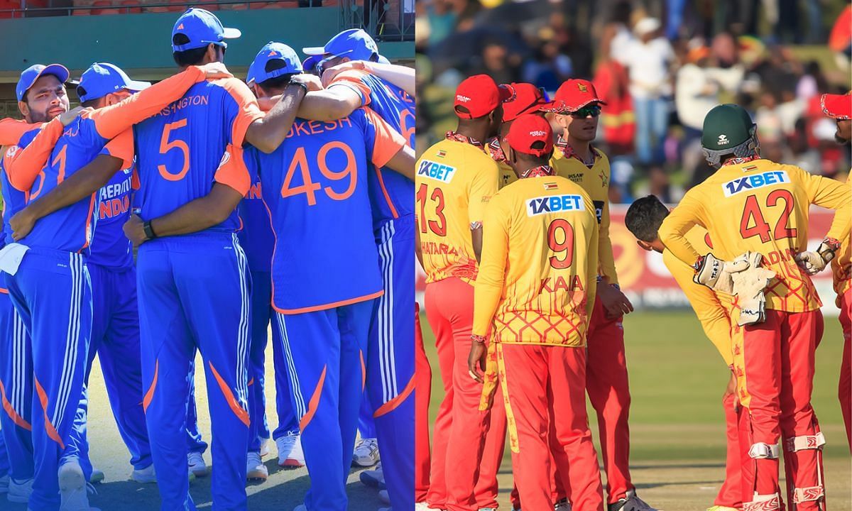 भारत और जिम्बाब्वे का मैच फ्री में कैसे देखें? (Photo Credit - @BCCI/@ZimCricketv)