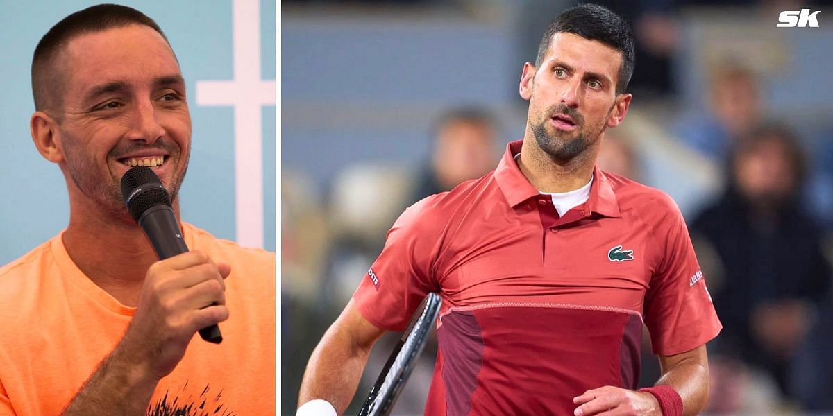 Viktor Troicki (L) and Novak Djokovic (Images: Getty)