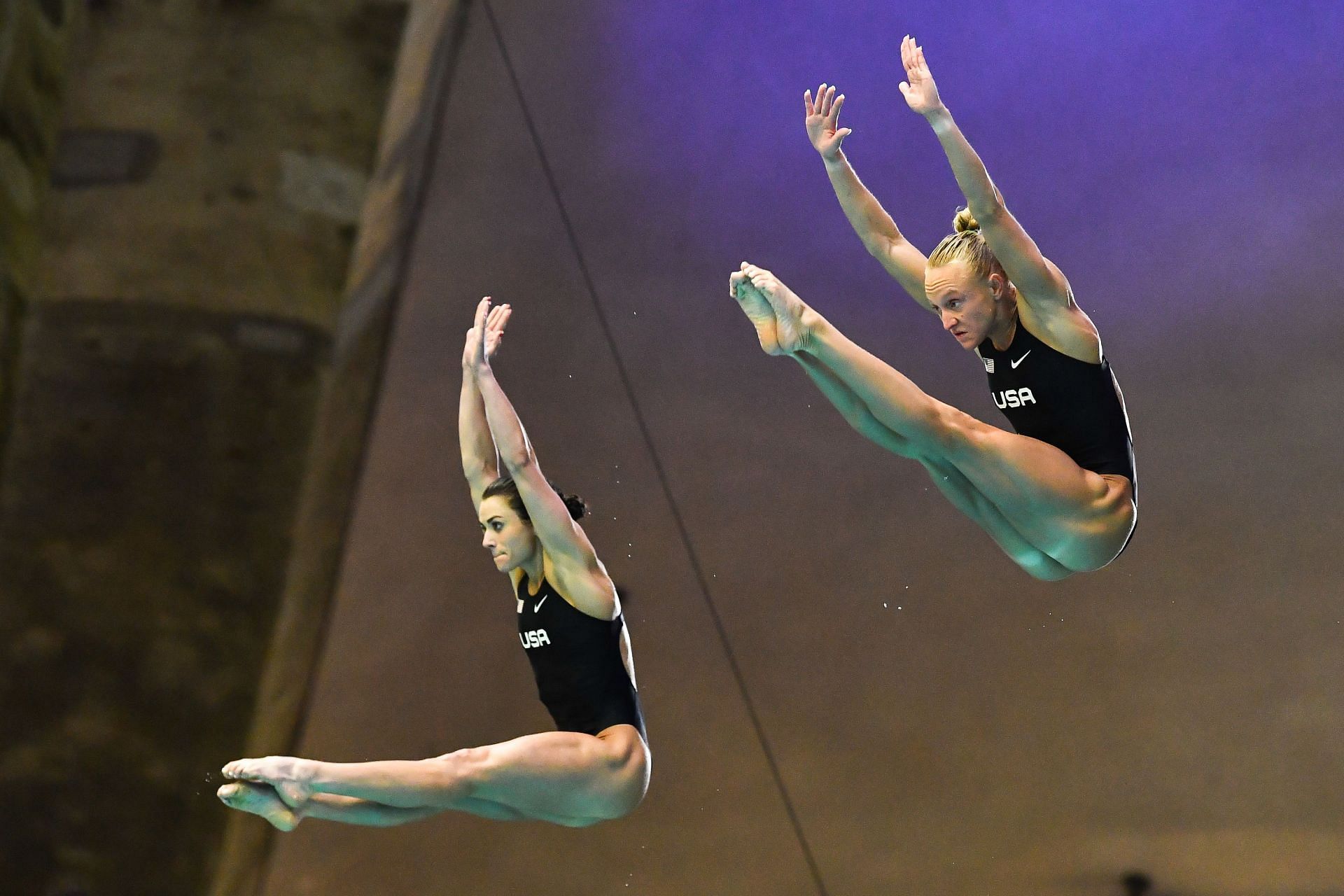 Bacon and Cook at the World Aquatics Diving World Cup 2023 (Source: Getty)