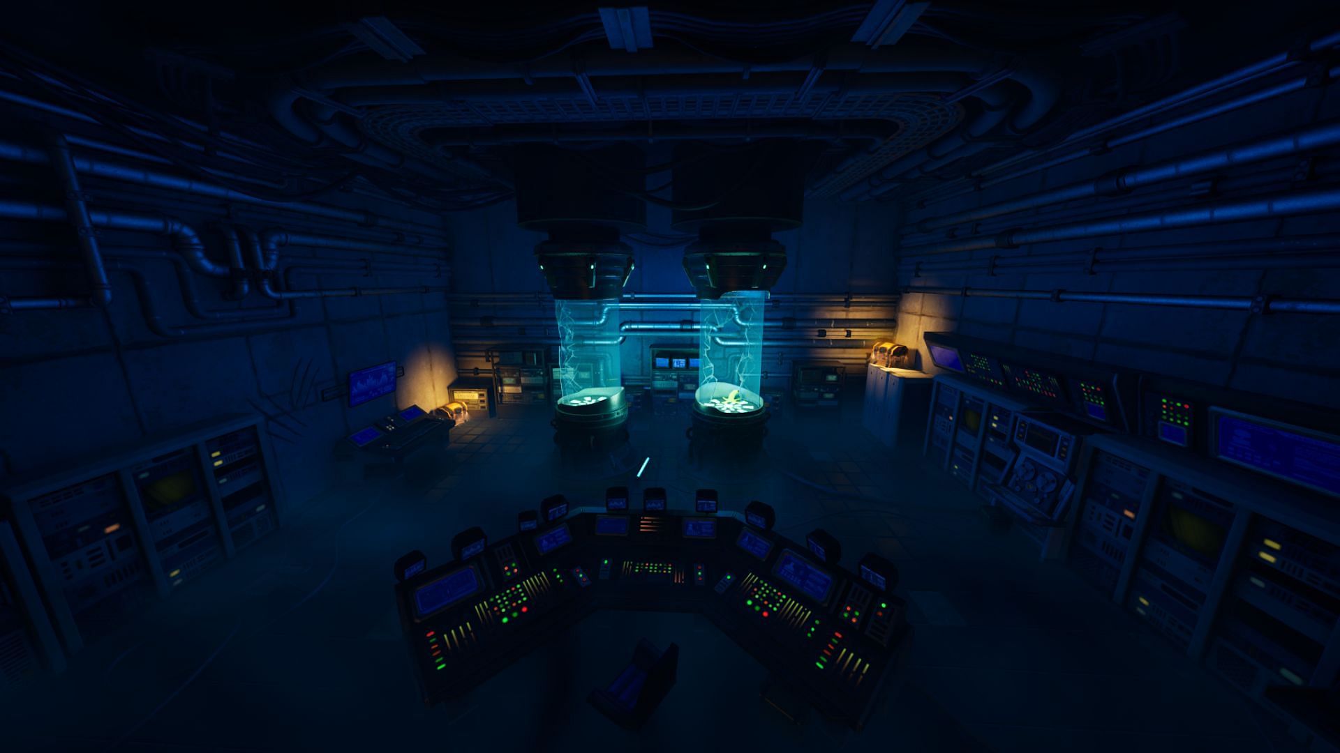 The two holding cells in the Weapon X Lab in Fortnite (Image via Epic Games)