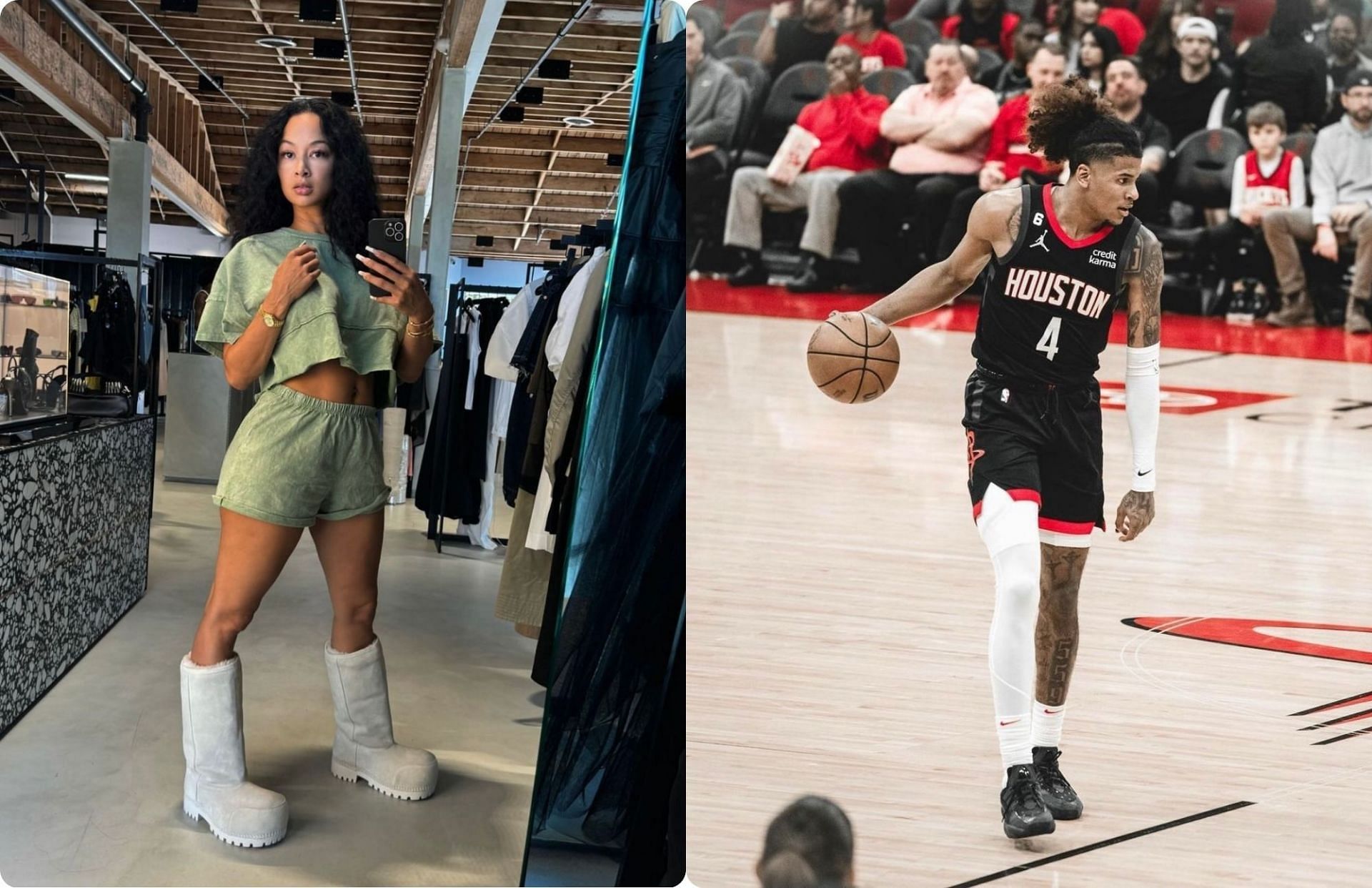 Jalen Green's baby mama Draya Michele turns heads in $1,850 Balenciaga ...