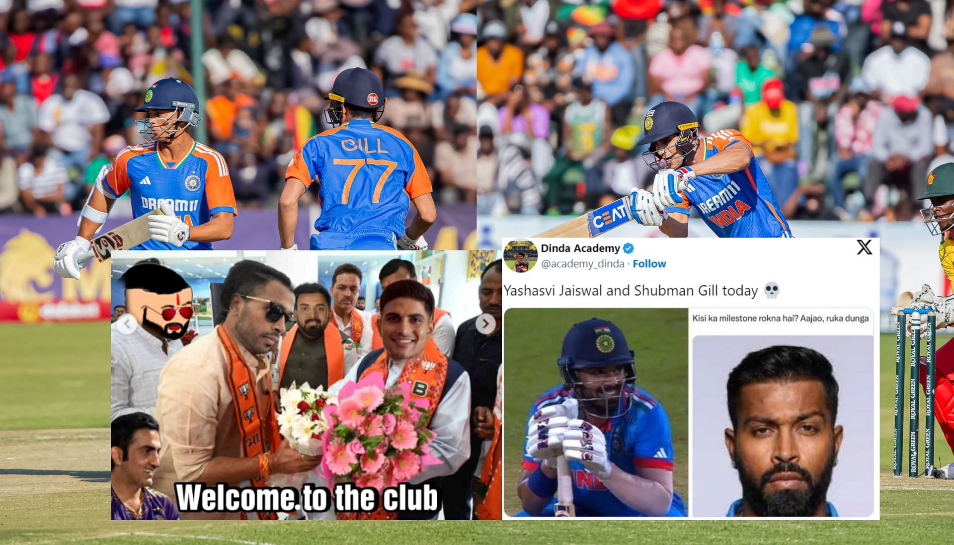 Fans react after India