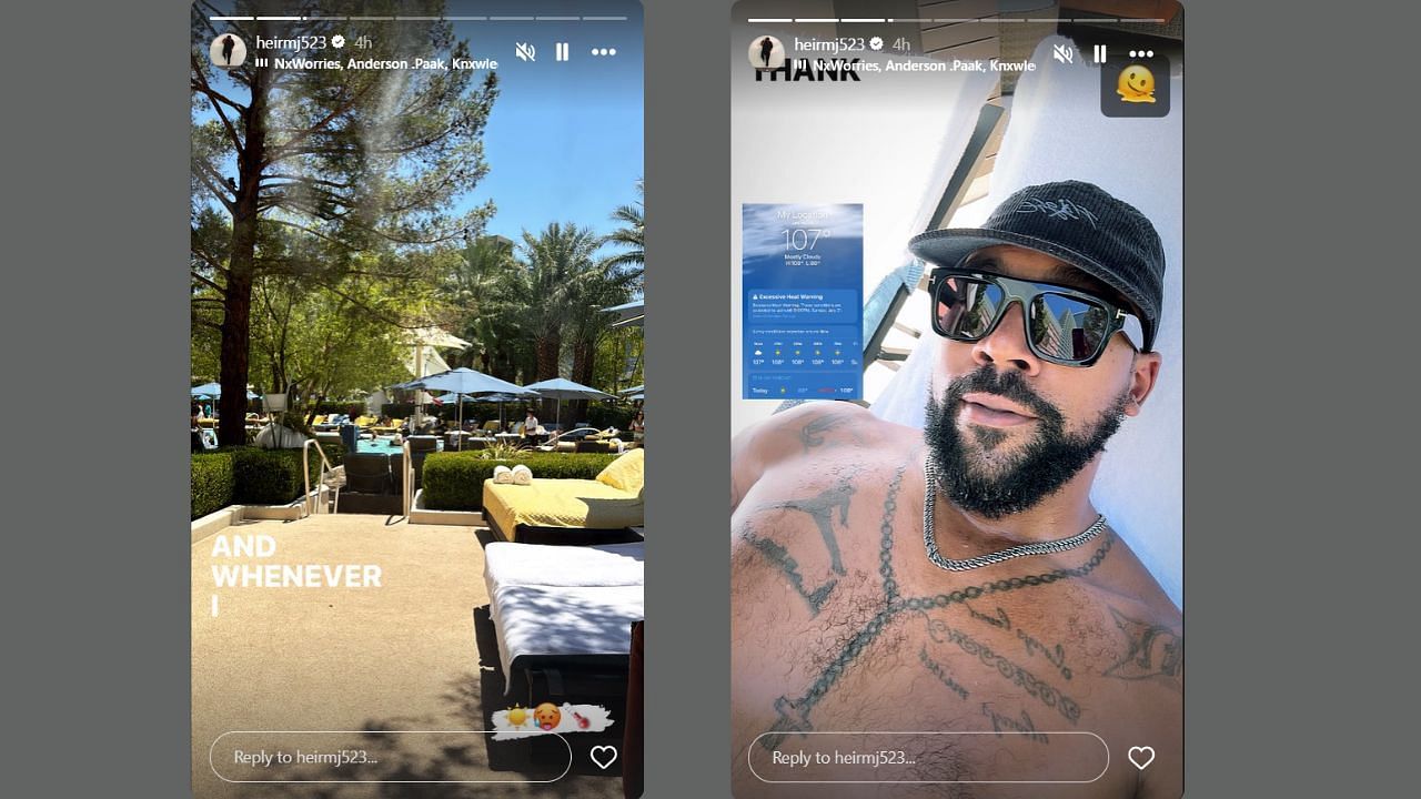 Marcus Jordan shows off his outing venue and shirtless selfie. (Credits: @heirmj523/Instagram)