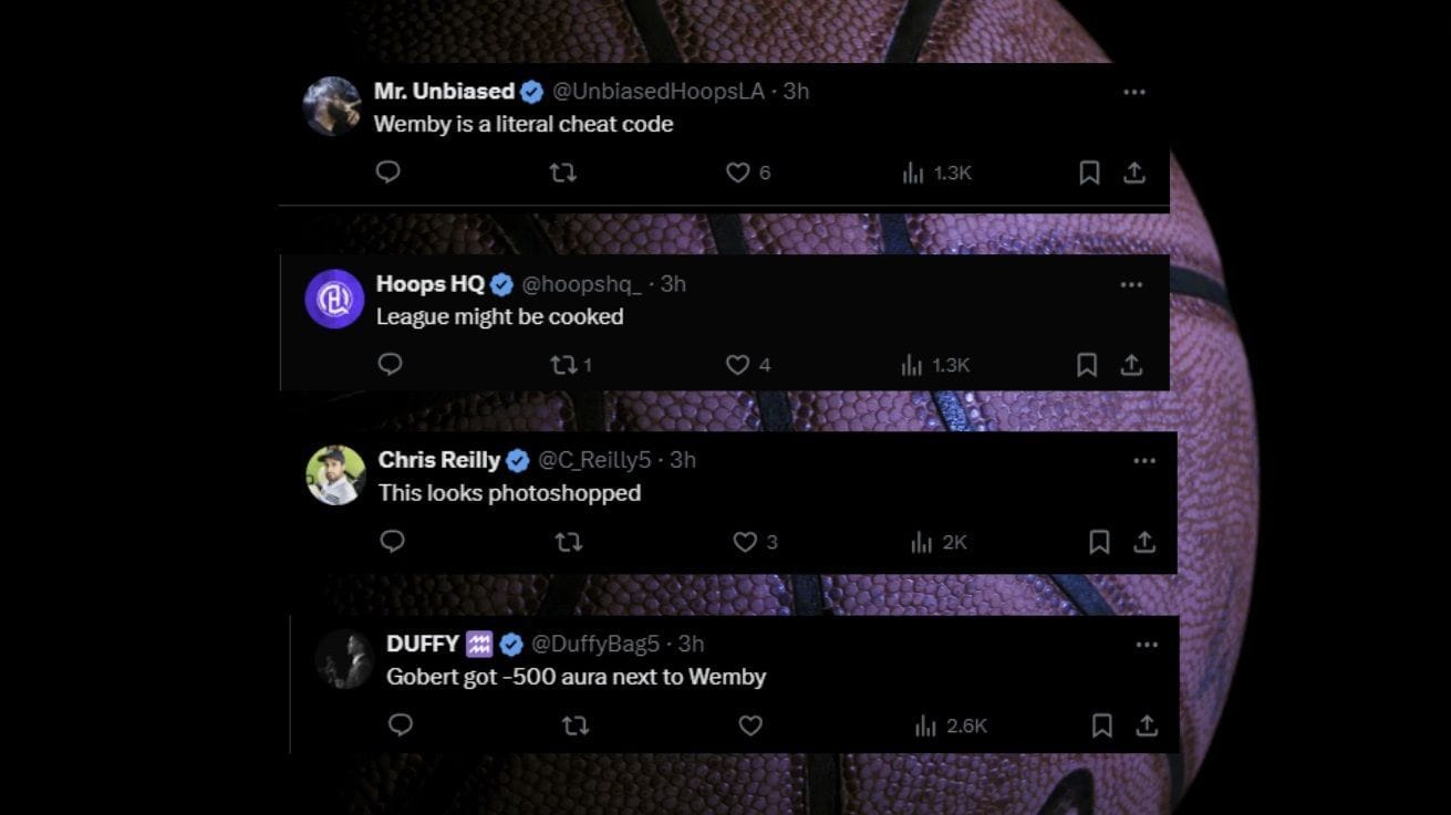 "Is Wemby 7'8" now???": NBA fans marvel at Victor Wembanyama's height