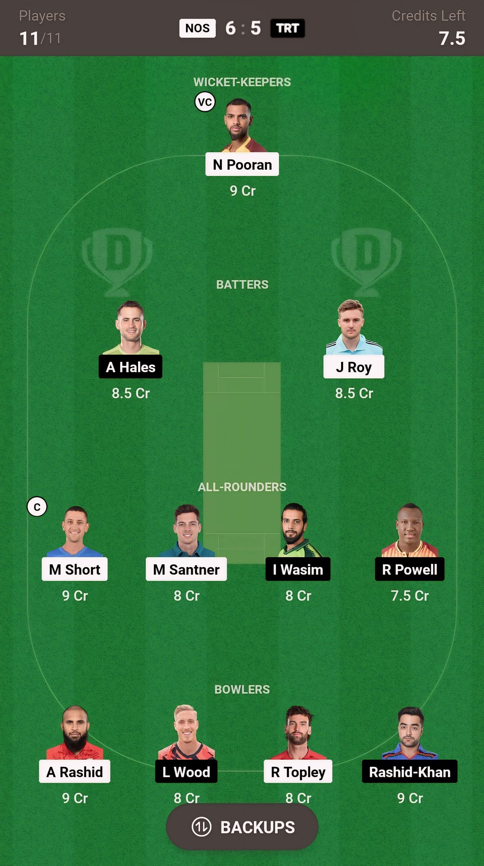 NOS vs TRT Dream11 Prediction: Fantasy Cricket Tips, Today's Playing 11 ...