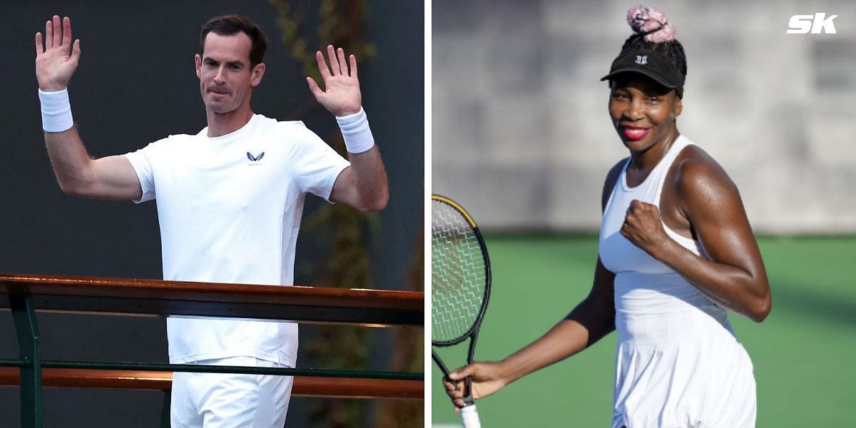 Andy Murray and Venus Williams (Source: Getty)