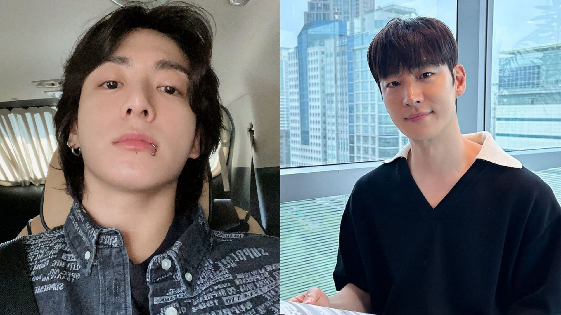 Lee Je-hoon opens up about his dance performance of BTS&rsquo; Jungkook&rsquo;s Seven &amp; STNY (Image via @companyonofficial/Instagram and @bts_twt/X)