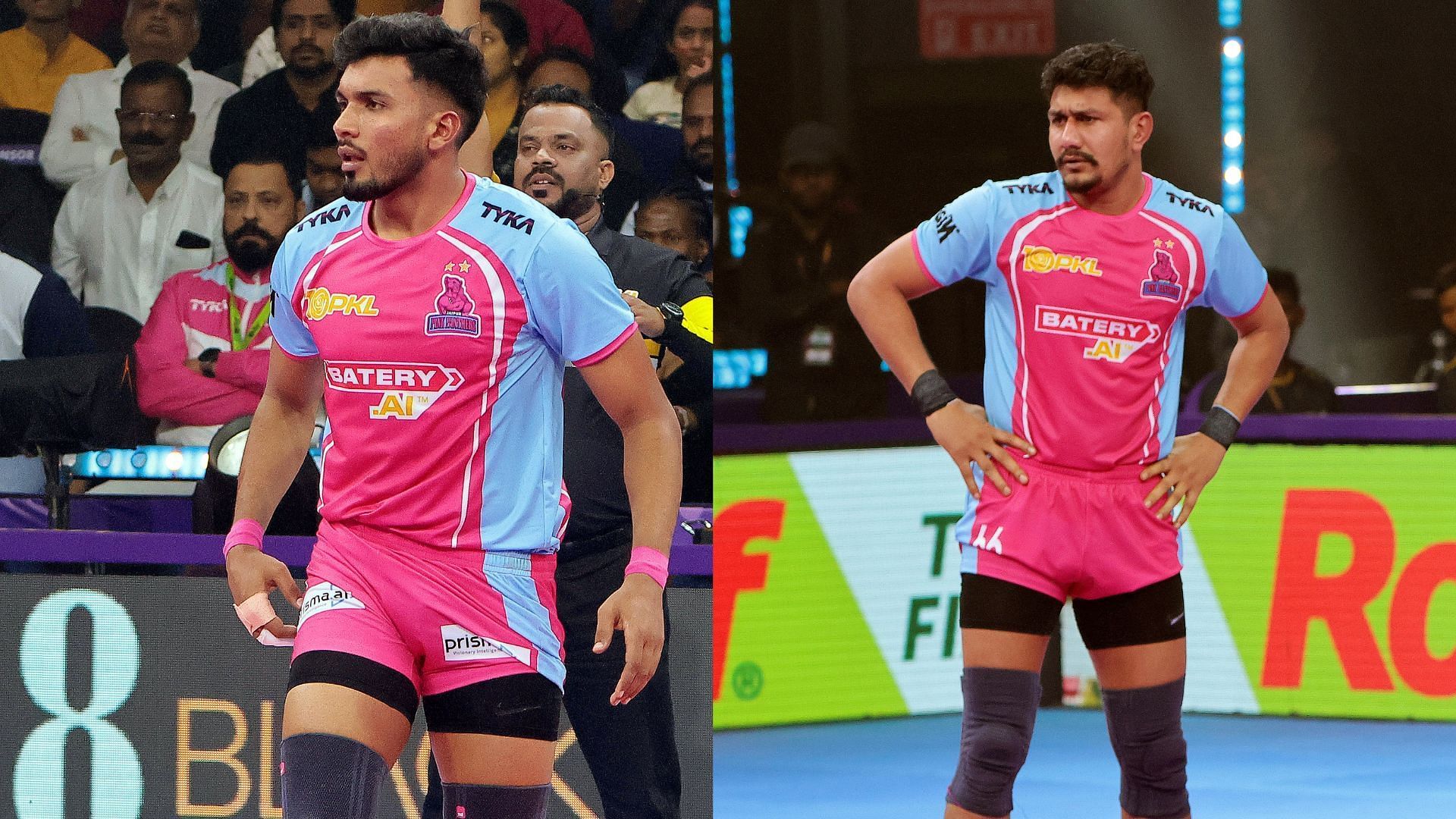 Arjun Deshwal (left) and Sahul Kumar (right) are among the PKL players in UPKL 2024 (Image Credits: PKL)