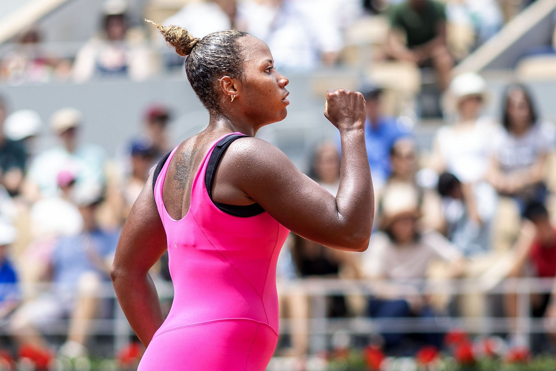 Taylor Townsend at the 2024 French Open | Getty