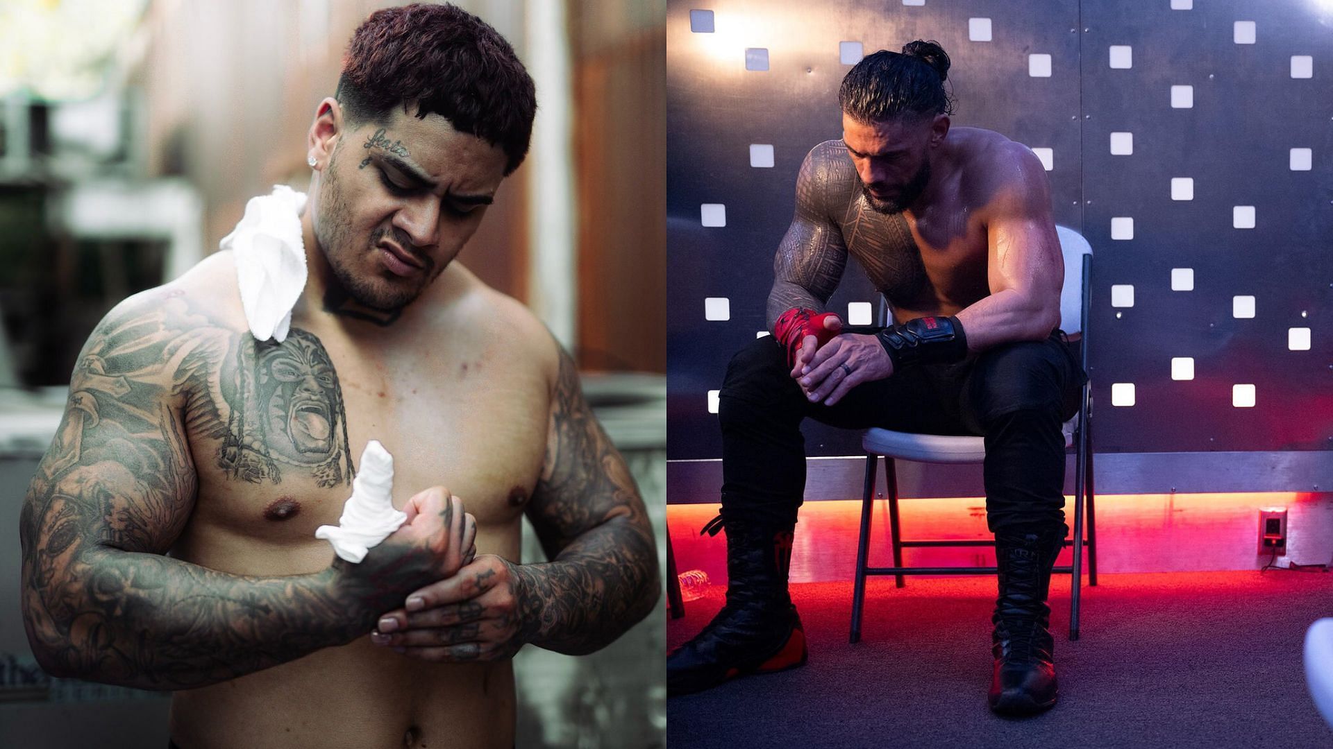 Zilla Fatu (left), Roman Reigns (right) (Image Credits: Zilla Fatu on X and WWE.com)