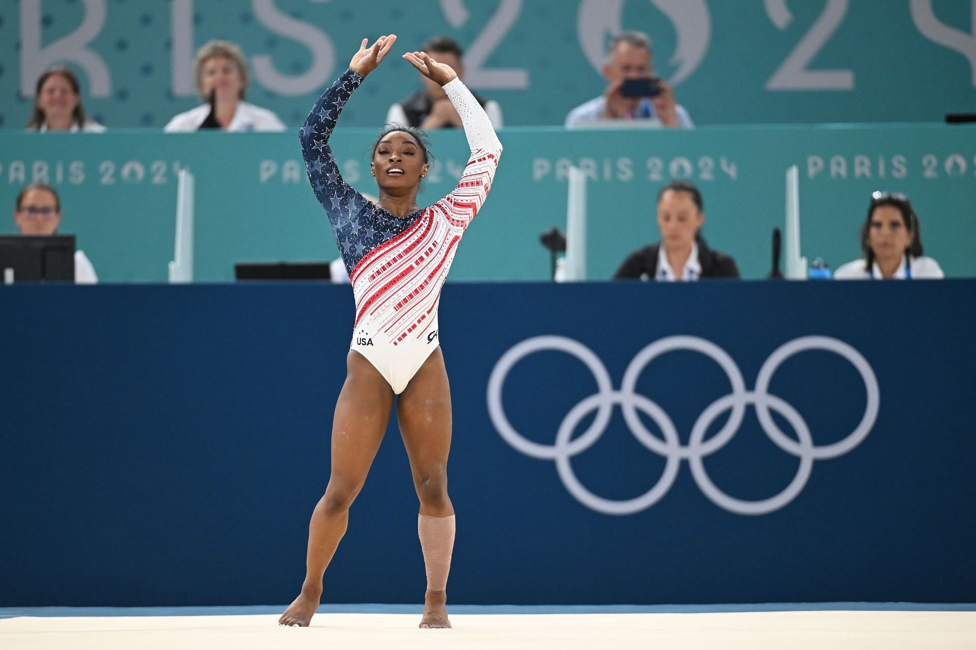 Paris 2024 - Gymnastics - Biles in action (Source: Getty)