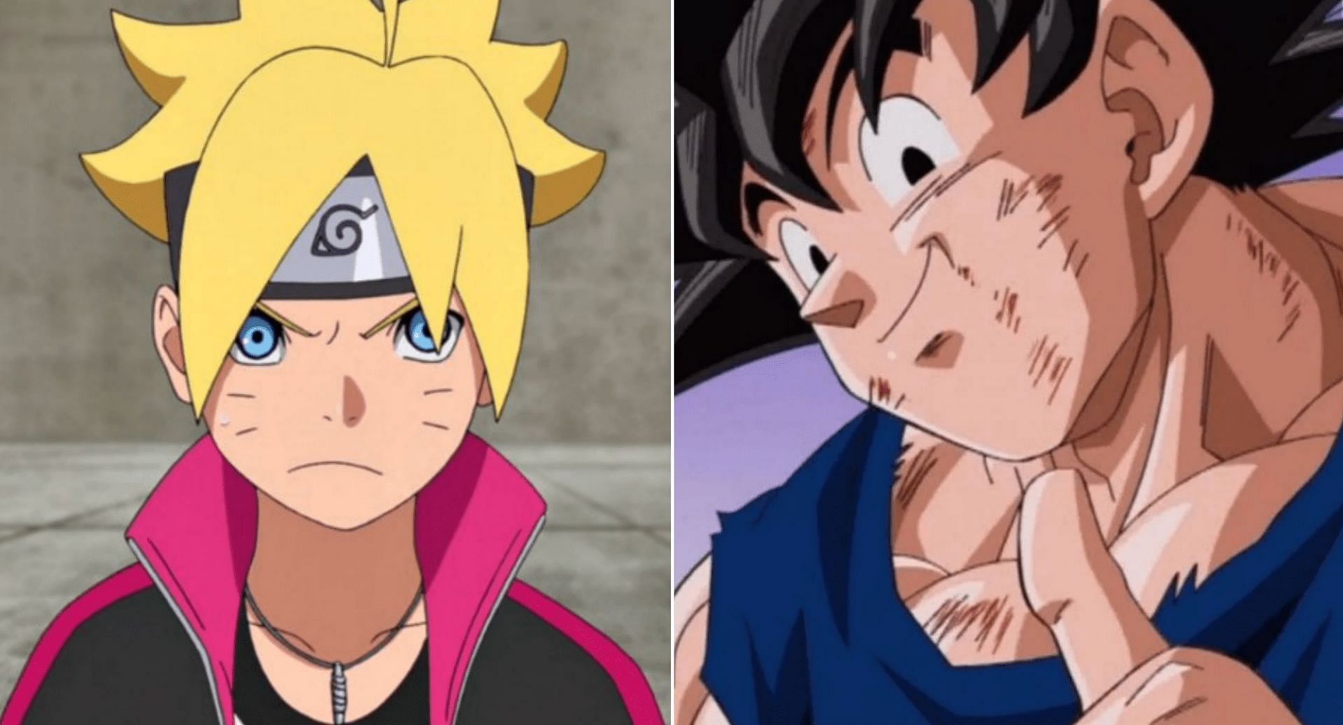 Boruto Uzumaki and Son Goku (Image via Sportskeeda)