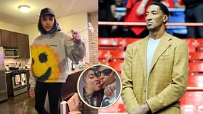 Scottie Pippen's daughter Sierra kisses girlfriend as she publicly declares her love