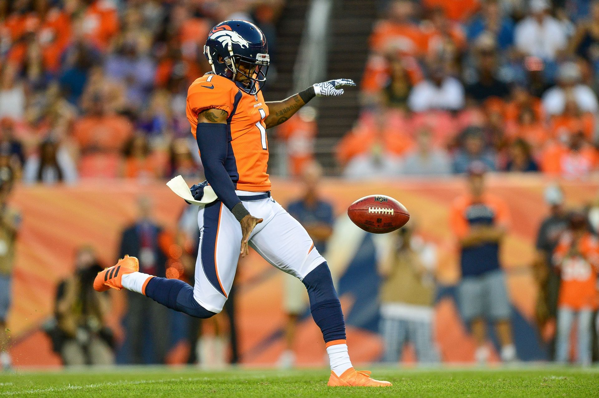 Marquette King as a Denver Bronco