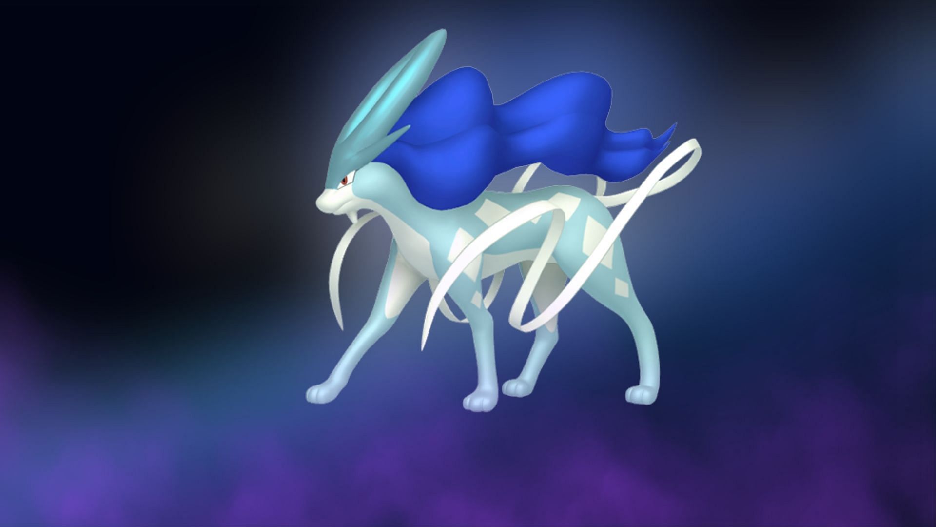 Shiny Shadow Suicune in Pokemon GO (Image via TPC)