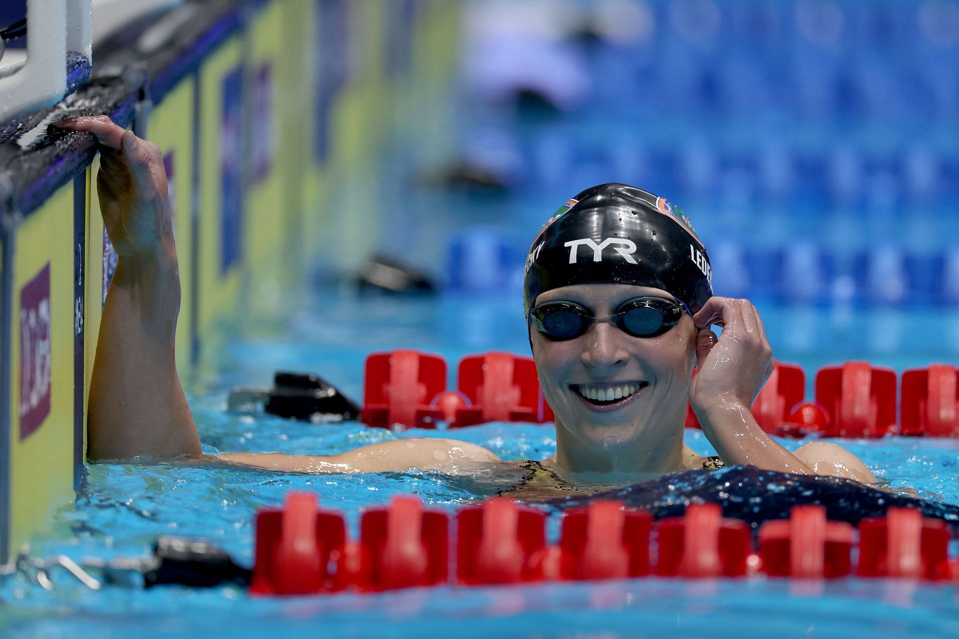 Katie Ledecky will compete in four events at the 2024 Paris Olympics. (Image by Getty)