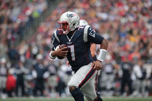 Jacoby Brissett during an OCT 02 game against the Bills