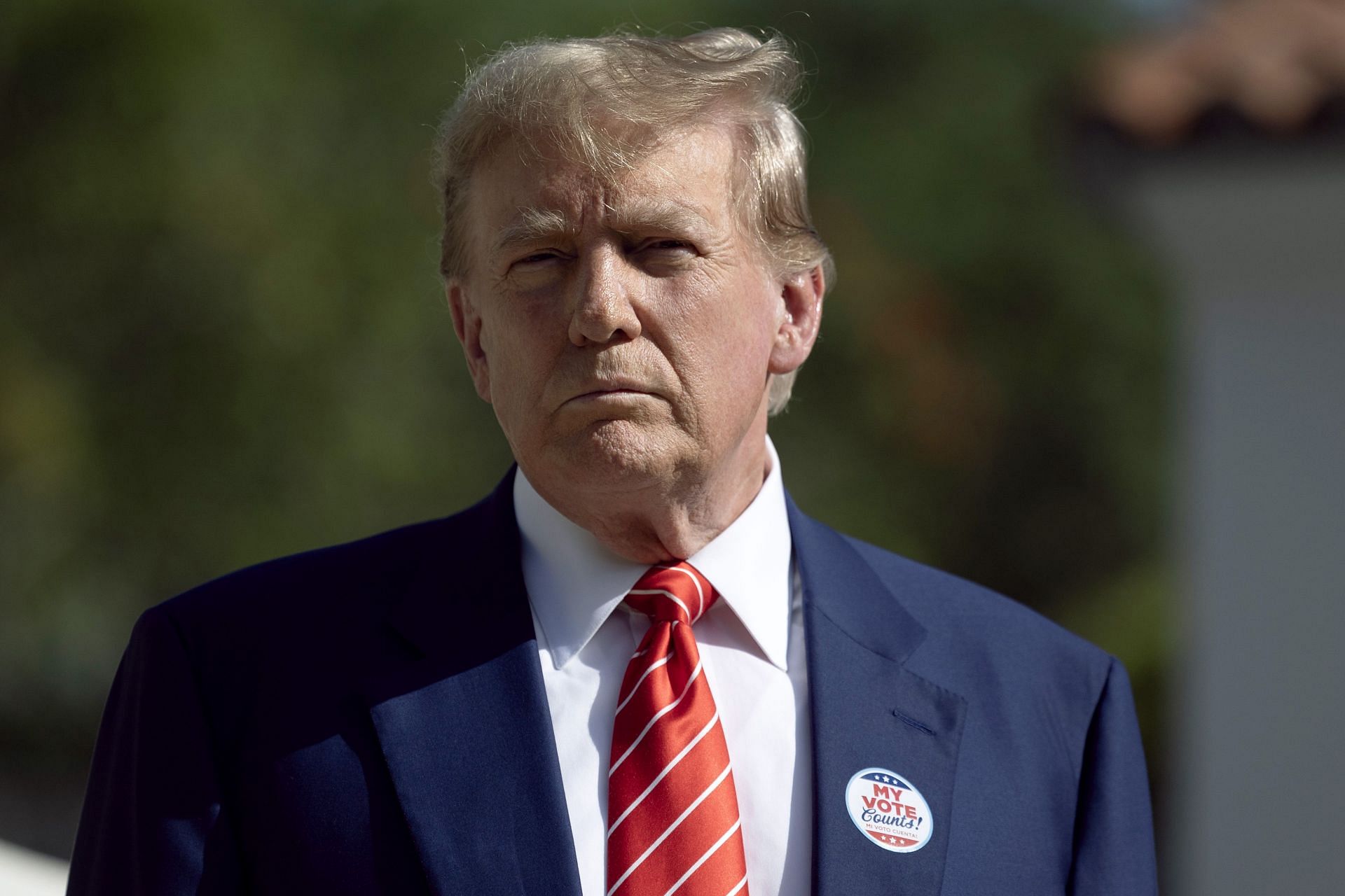 Former President Trump Votes In Florida