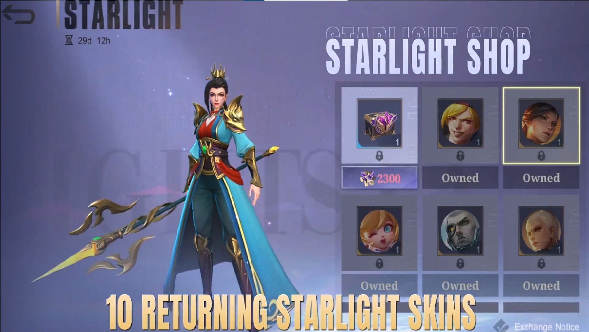 Some amazing skins are returning with the Starlight Pass this time (Image via Moonton Games)