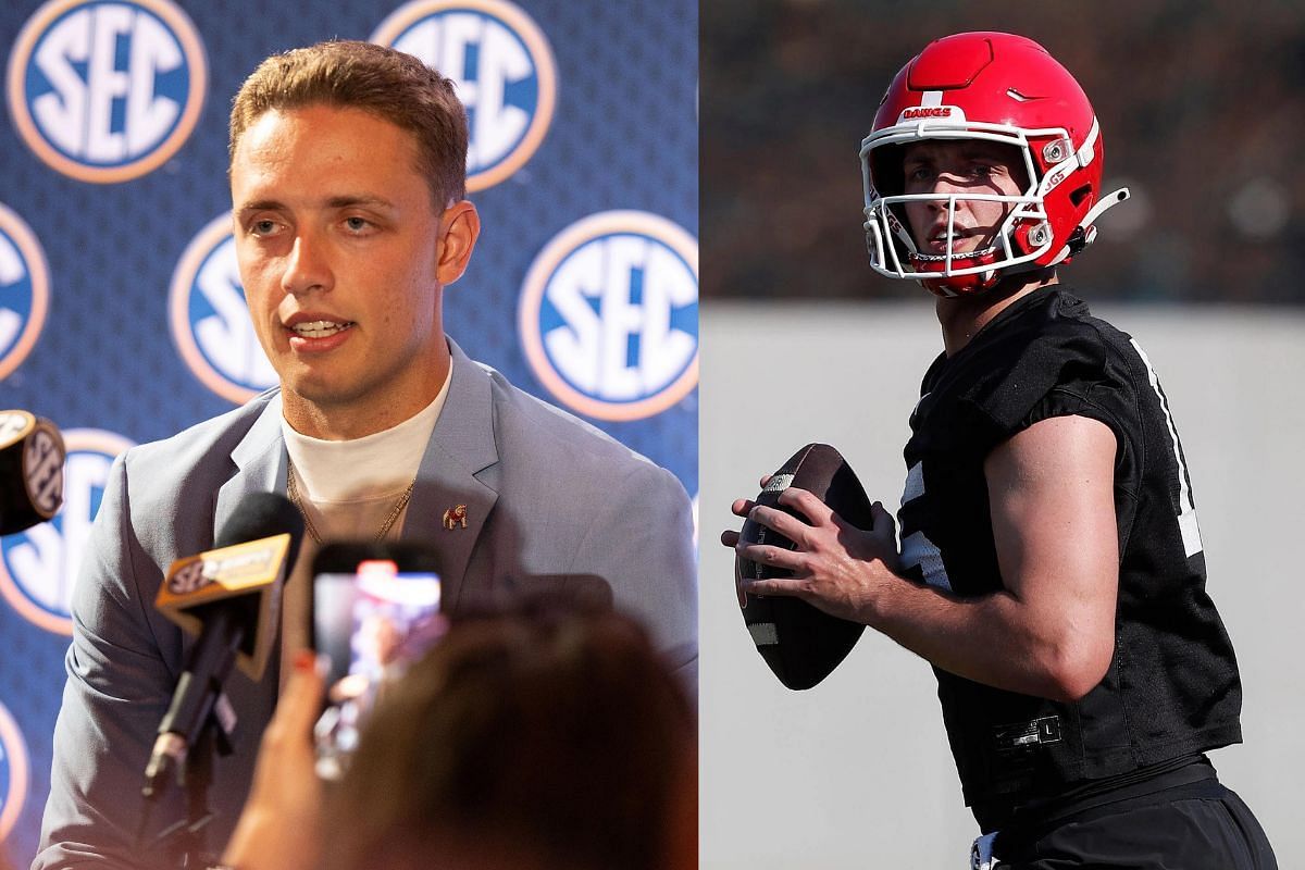 Georgia QB Carson Beck reveals how he deals with pressure over overwhelming expectations (Image Credits - IMAGN)