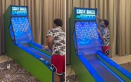 [Watch] "Anyone challenging me?" - Rishabh Pant plays Skee-Ball ahead of IND vs SL 1st T20I