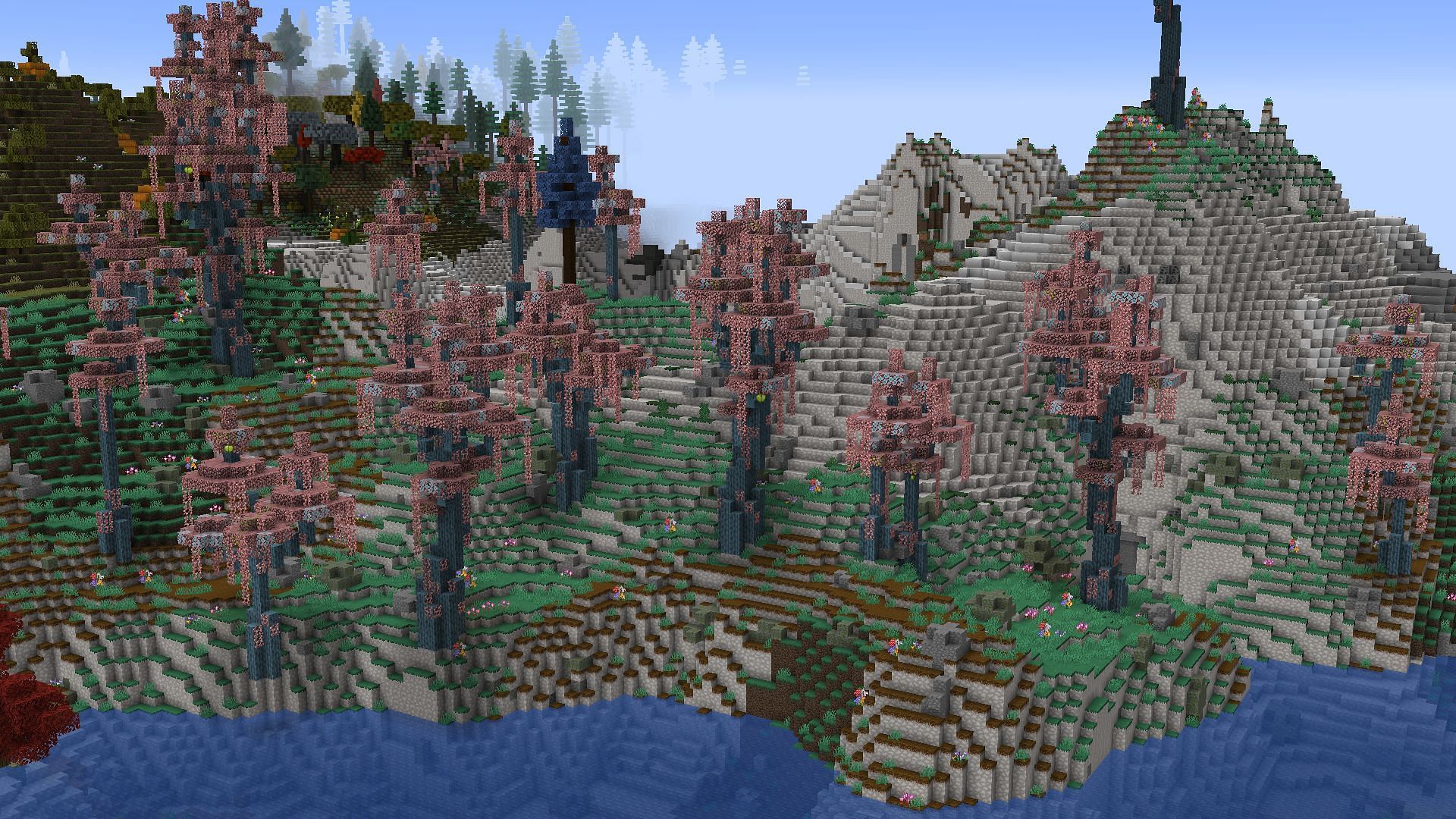 Custom biomes are a feature that Minecraft Bedrock sorely needs (Image via Mojang)