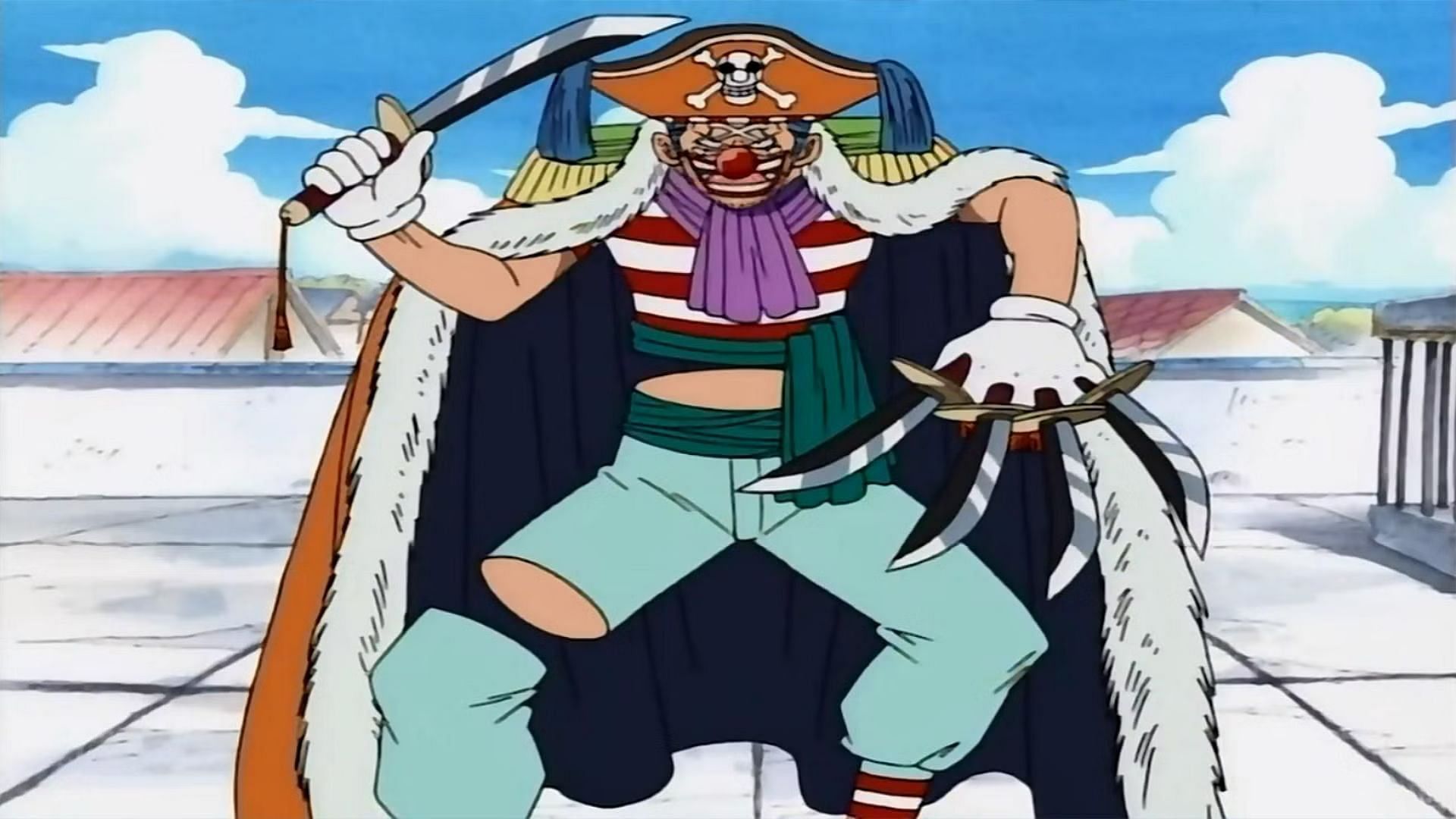 Buggy as shown in the anime series (Image via Toei Animation)