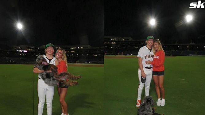 "Petition to have bark in the park every day" - Jackson Holliday's wife Chloe campaigns for dog-friendly atmosphere at husband's Triple-A games
