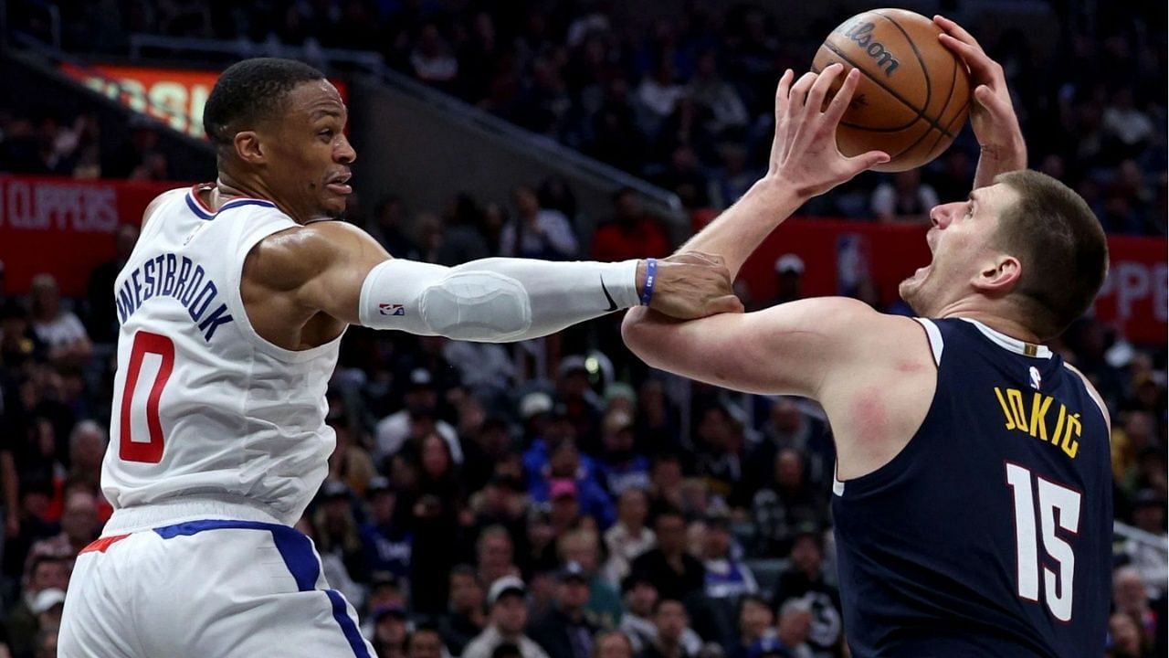 Skip Bayless warned Nikola Jokic after Russell Westbrook trade. (Photo by Harry How/Getty Images)