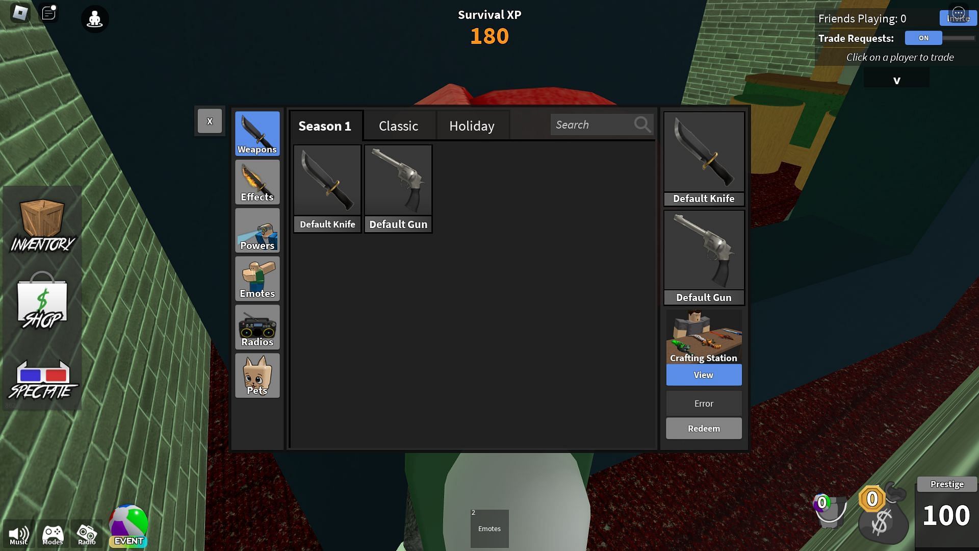 Troubleshooting codes for Murder Mystery V (Image via Roblox)