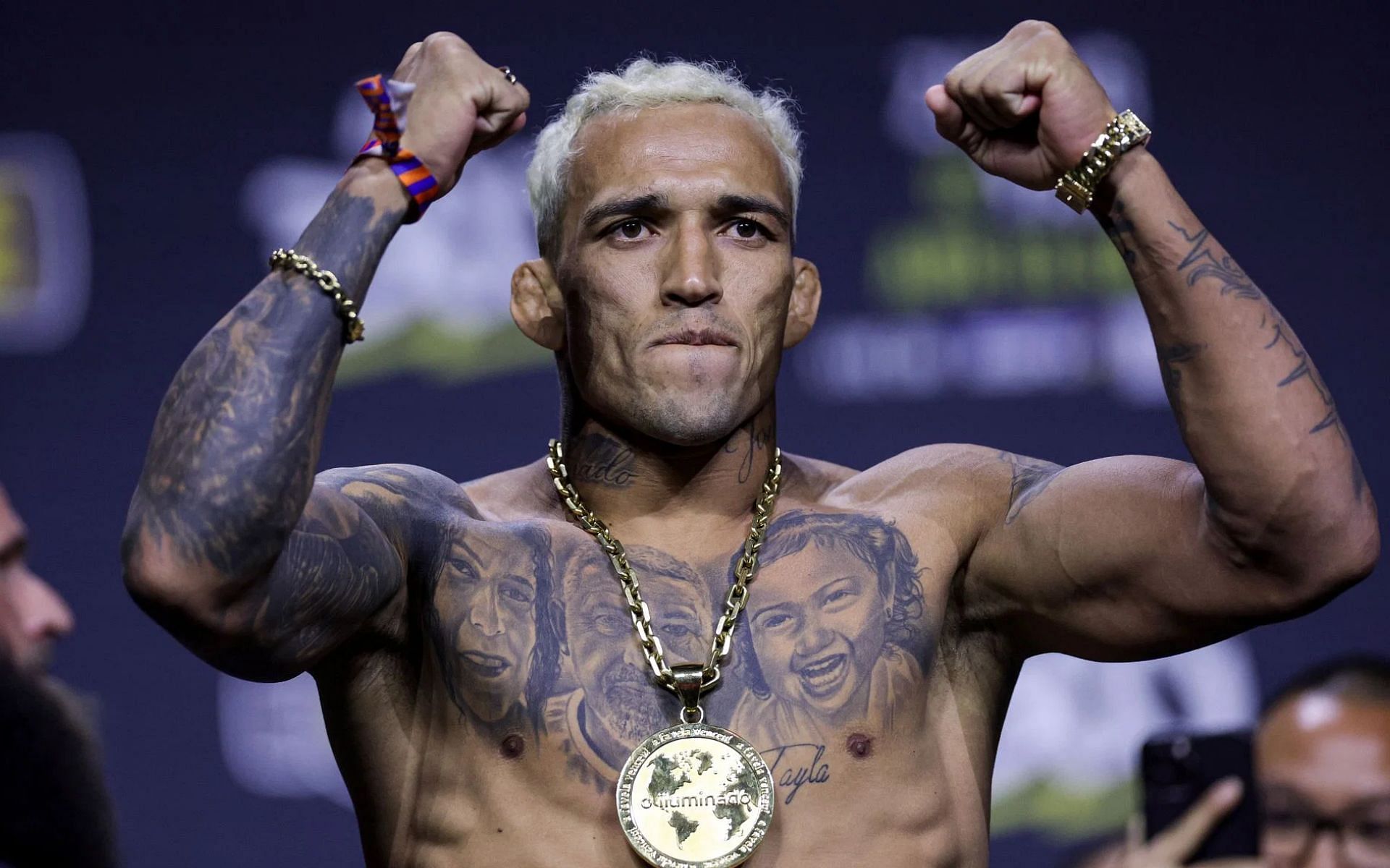 Charles Oliveira (pictured) shares his timeline for a return to fighting in 2024 [Image courtesy: Getty Images]