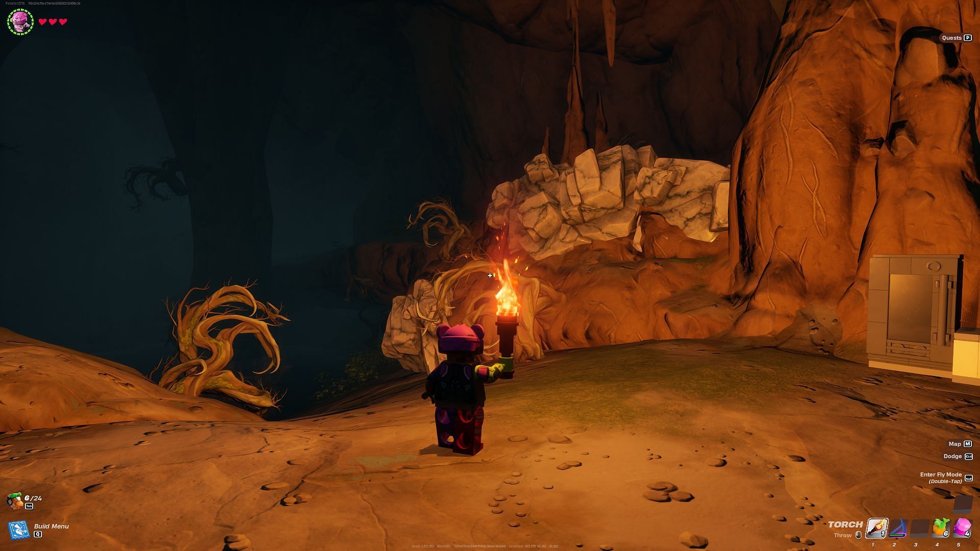 This is how marble looks in a cave (Image via Epic Games)