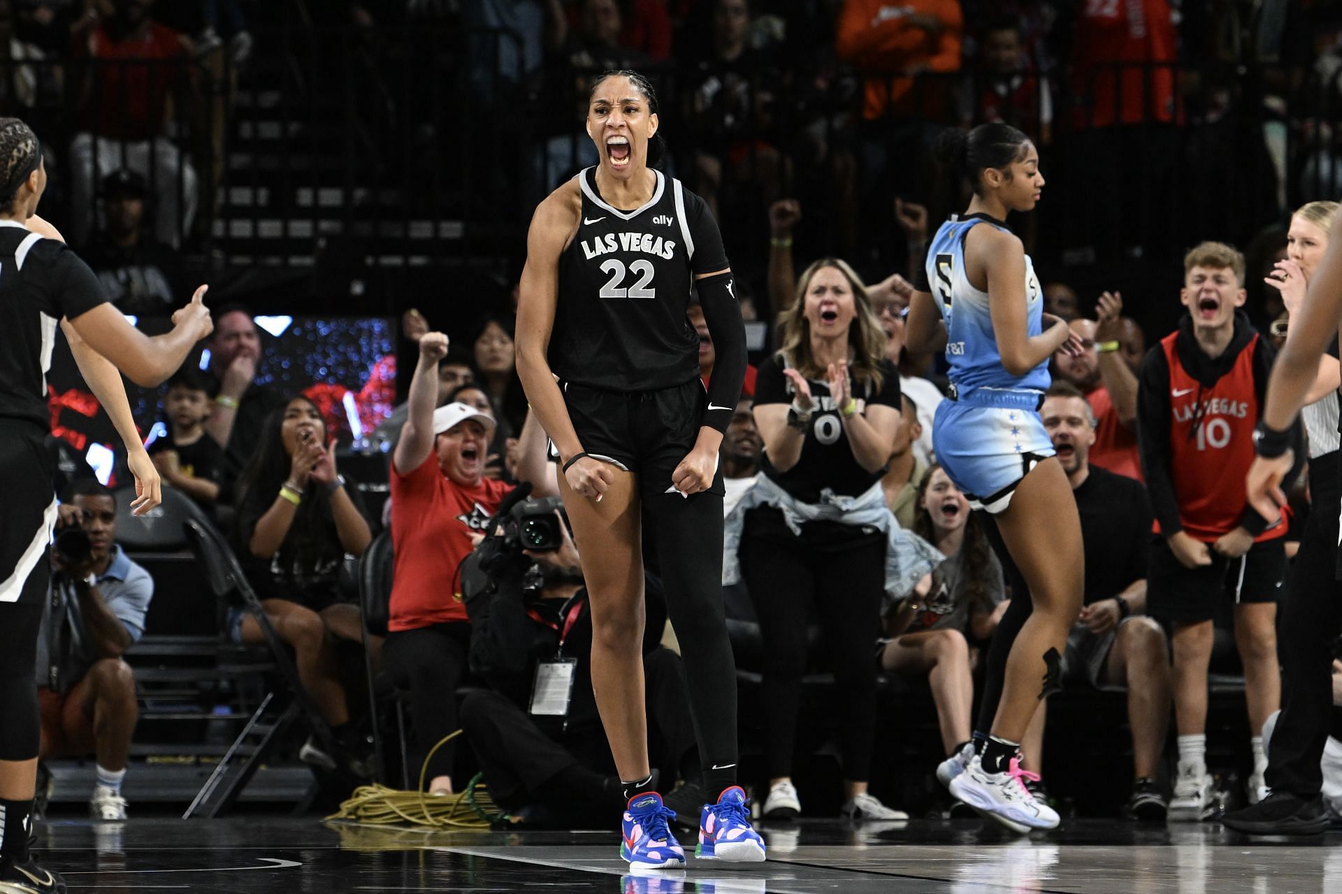 Chicago Sky vs. Las Vegas Aces: Source: Getty